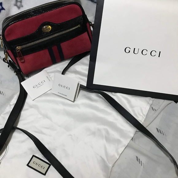 Sold Gucci suede ophidia mini bag - Picture 2 of 2